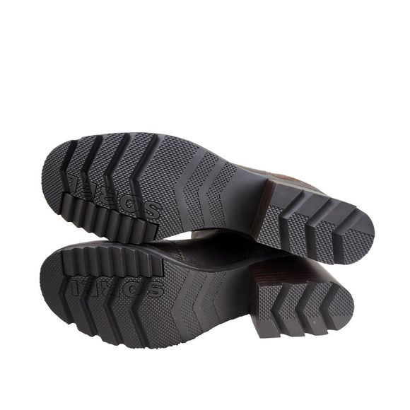 Sorel Cate Tall Brown Leather Waterproof Knee High Zip Women's Boots Size 10.5 - Picture 9 of 12